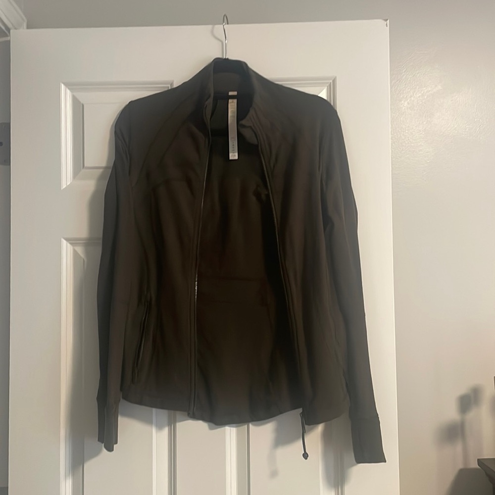 Olive green lululemon jacket